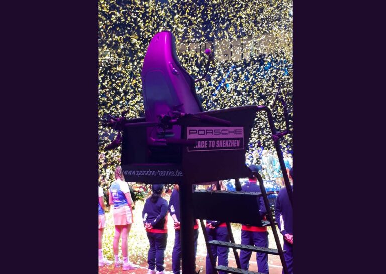 Schiedsrichterstuhl Porsche Tennis